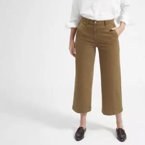 Everlane Wide Leg Crop in Ochre